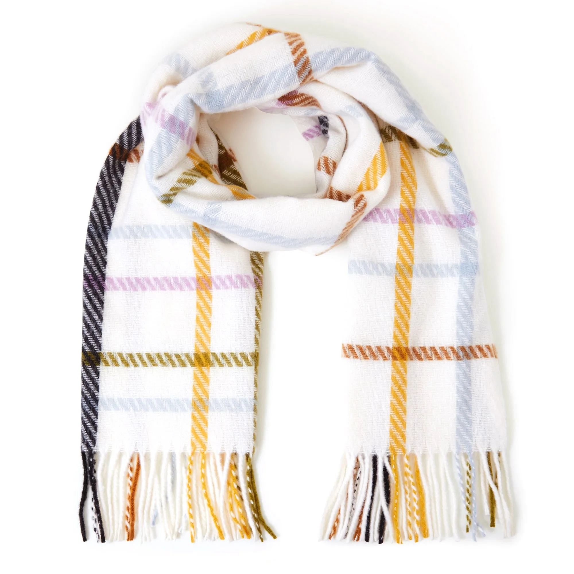 Accessorize London Women's Multi Chelsea Check Print Scarf