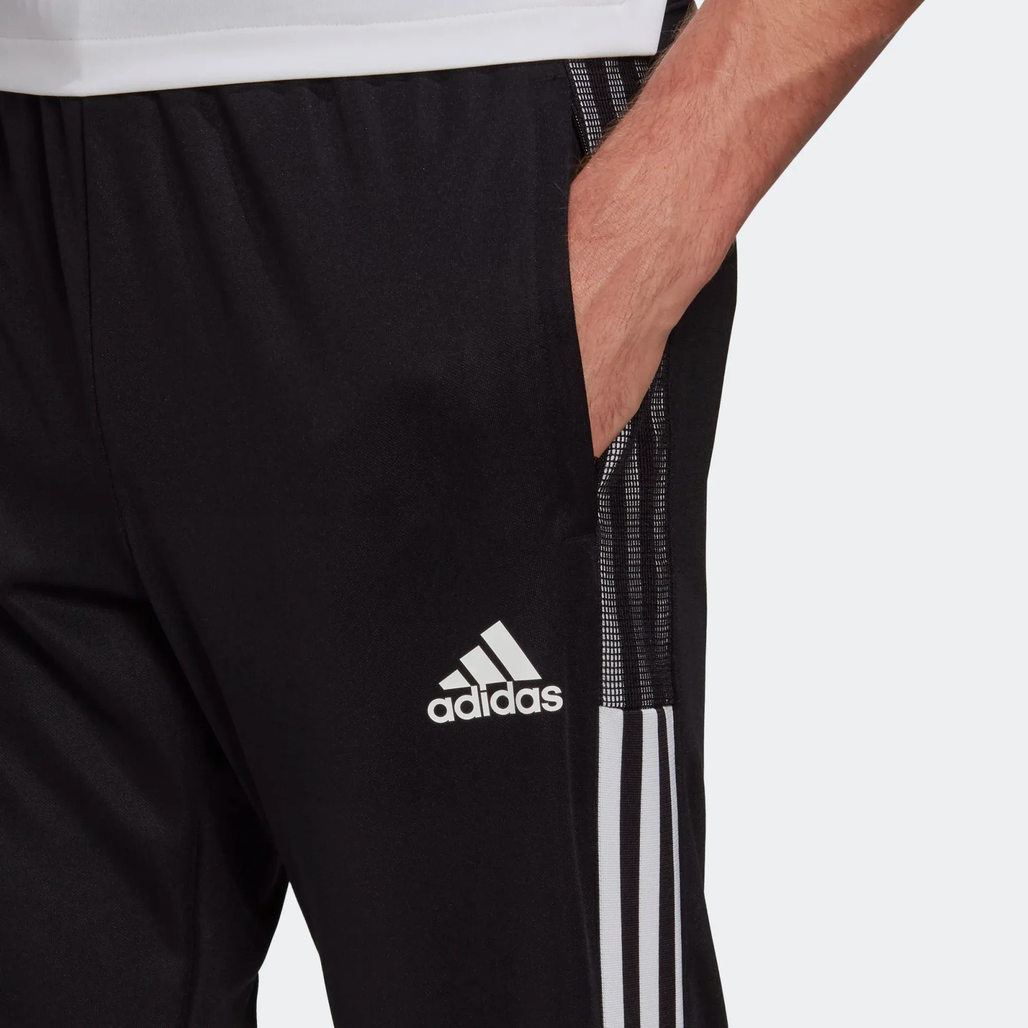 Adidas Men's Tiro 21 Track Pants - Black / White