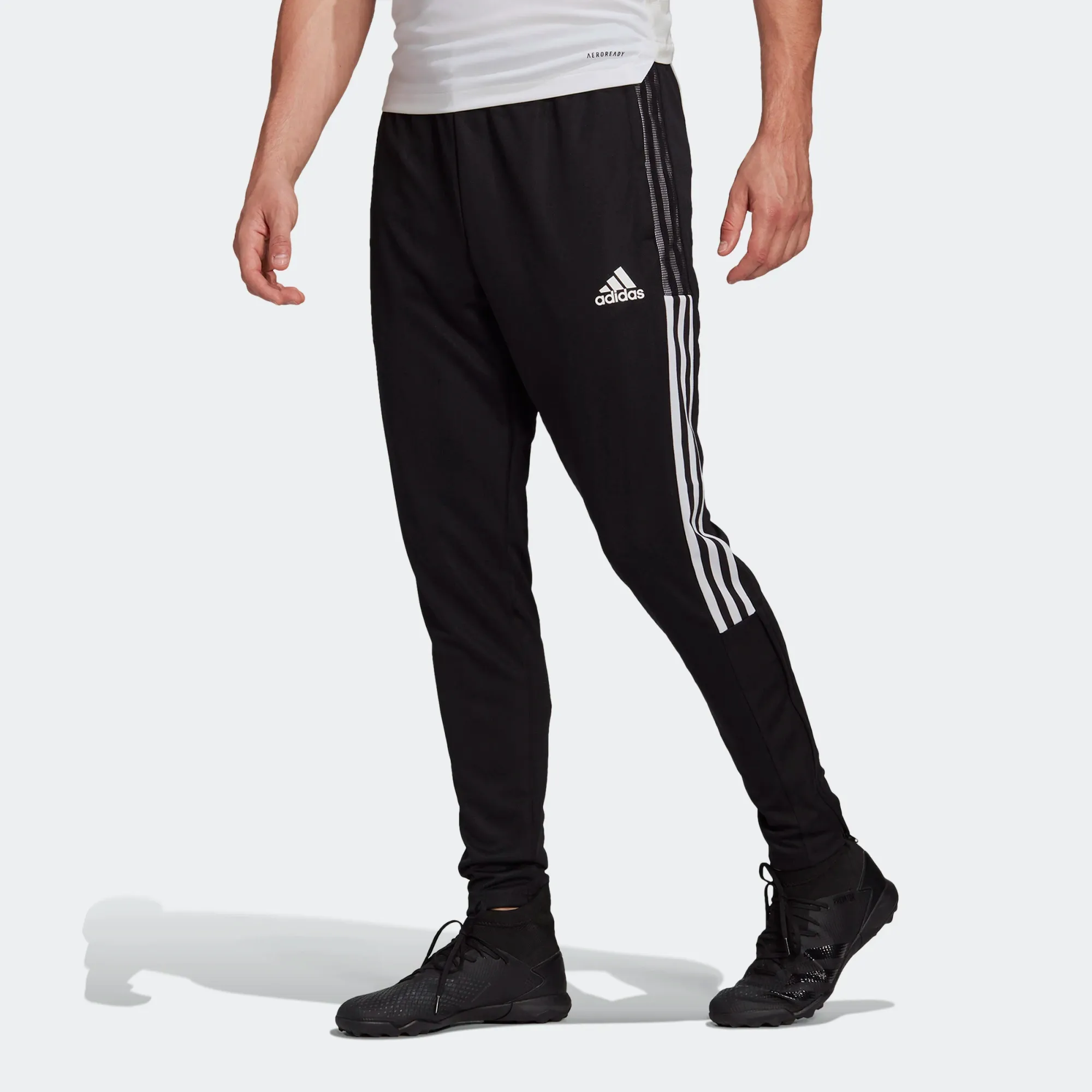 Adidas Men's Tiro 21 Track Pants - Black / White