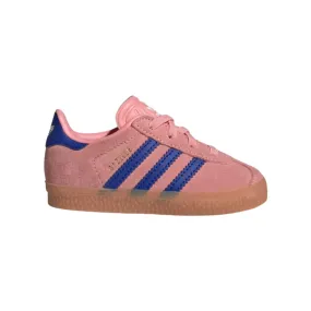 Adidas Toddler's Gazelle Semi Pink Spark/Lucid Blue