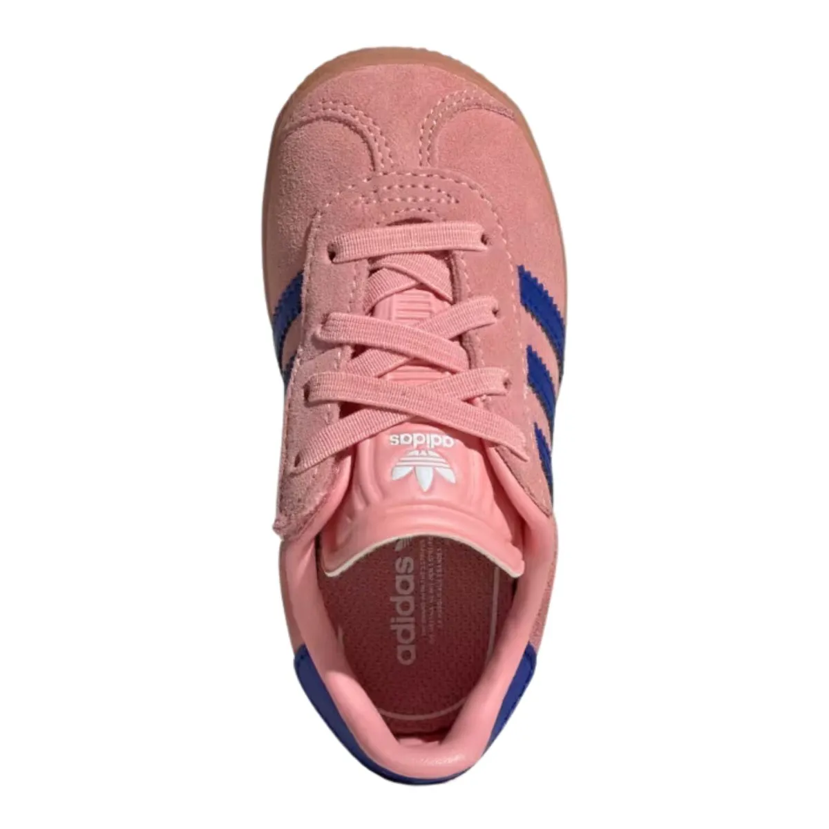 Adidas Toddler's Gazelle Semi Pink Spark/Lucid Blue