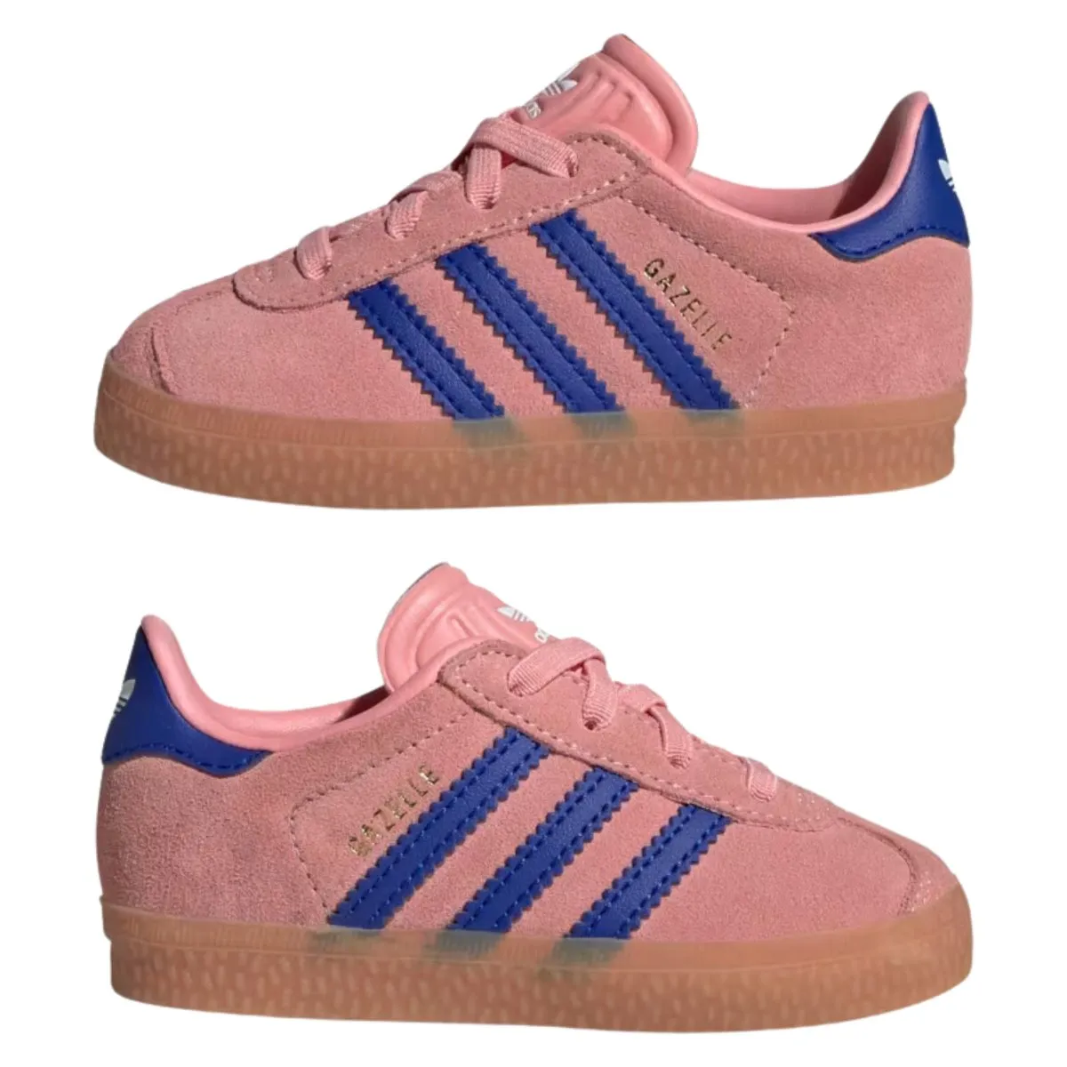 Adidas Toddler's Gazelle Semi Pink Spark/Lucid Blue