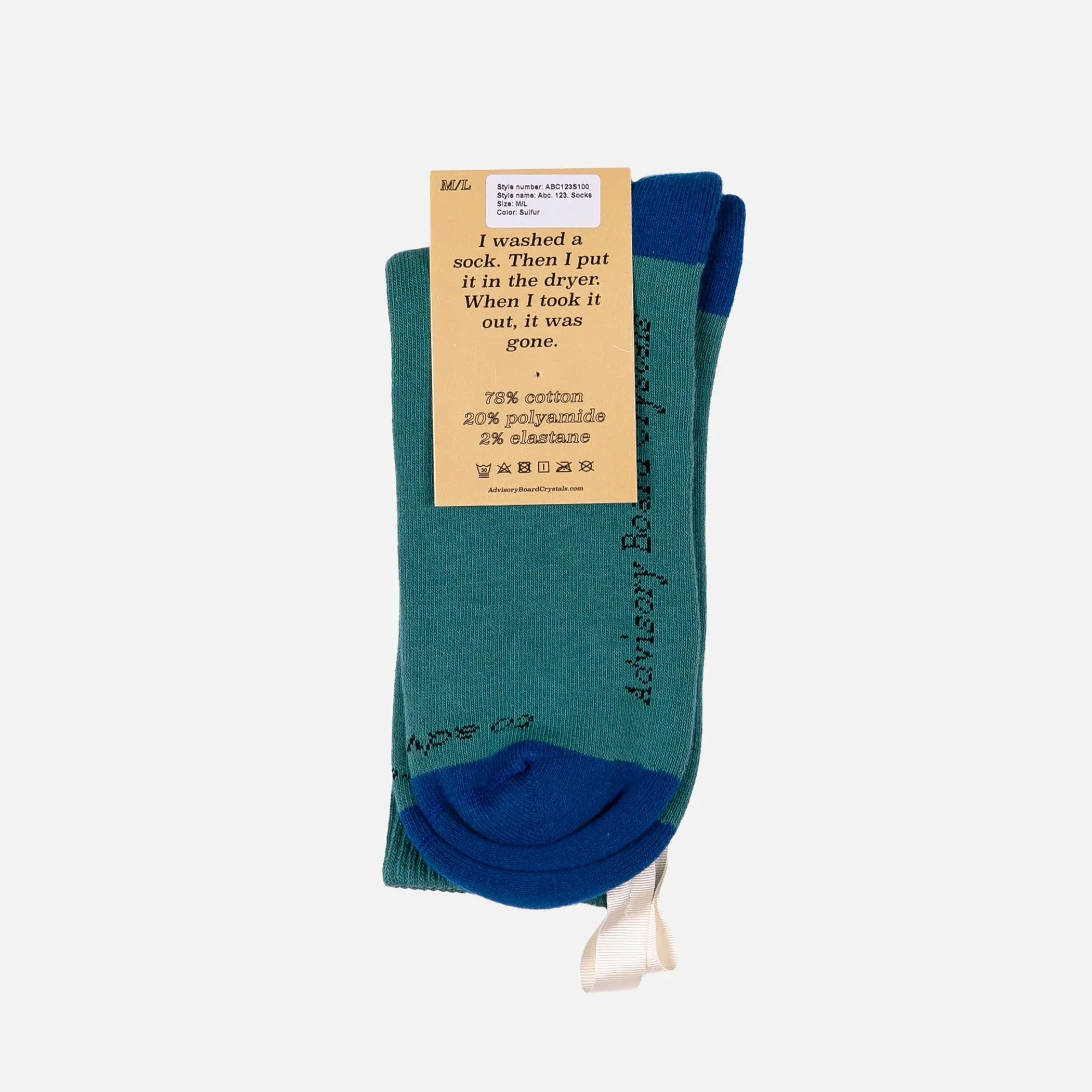 Advisory Board Crystals ABS.123 Socks - Apatite Green