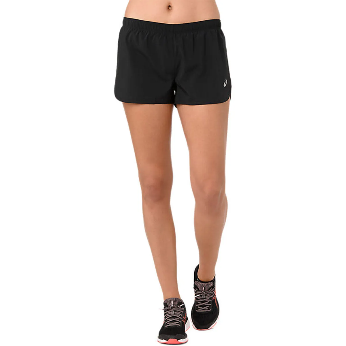 Asics Silver Split Short Black   