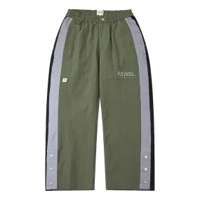 A[S]USL REFLECTIVE LOGO TRACK PANTS-OLIVE