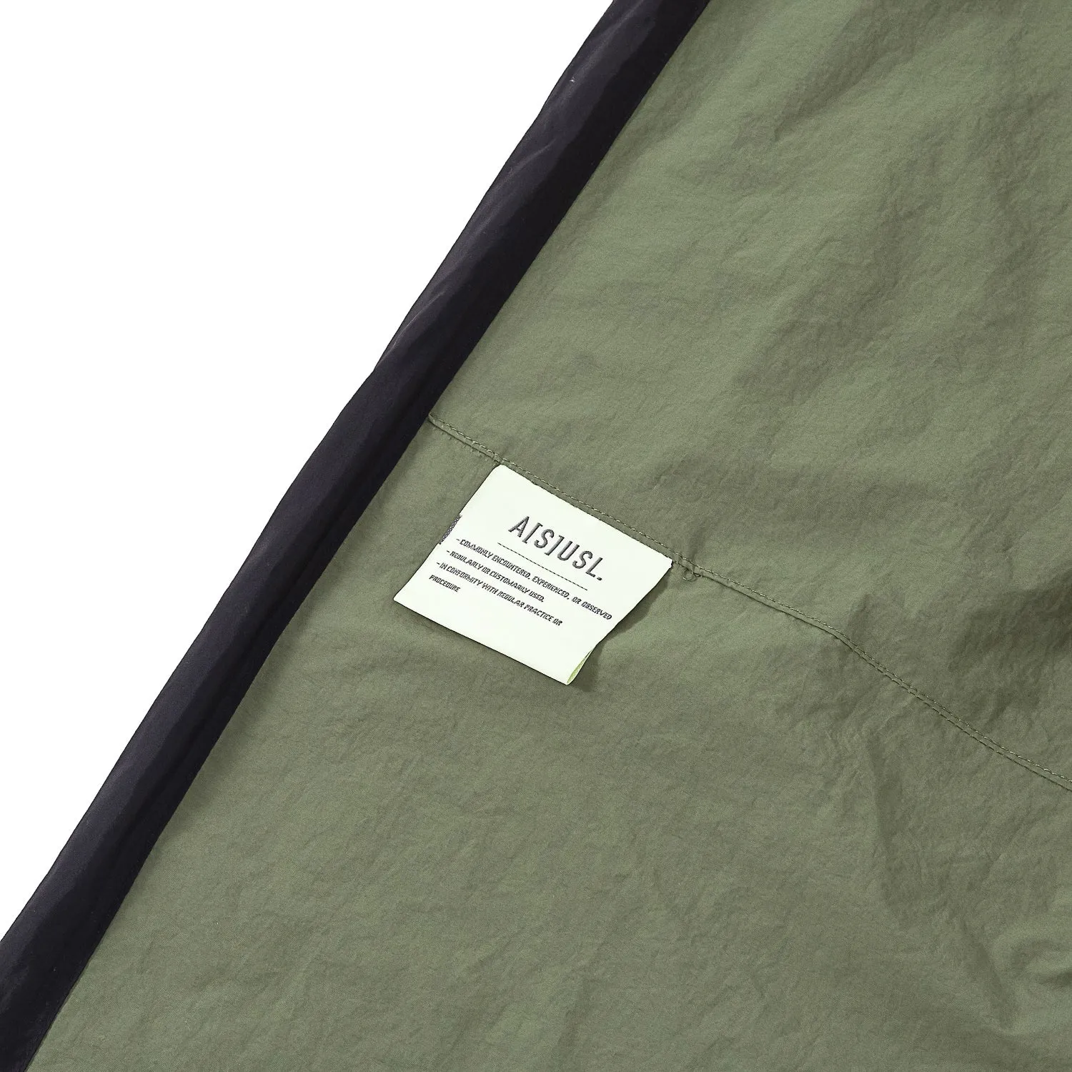 A[S]USL REFLECTIVE LOGO TRACK PANTS-OLIVE