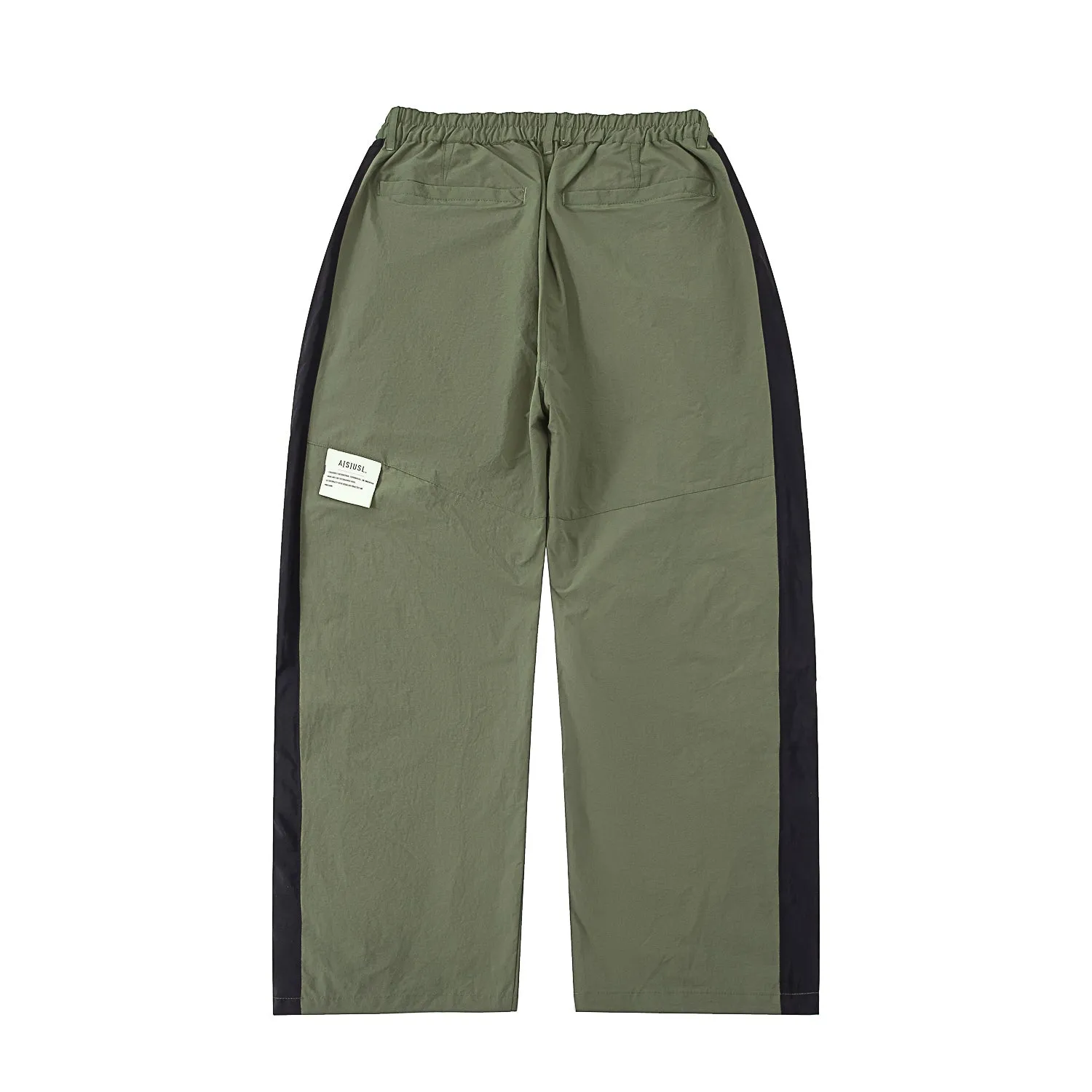 A[S]USL REFLECTIVE LOGO TRACK PANTS-OLIVE