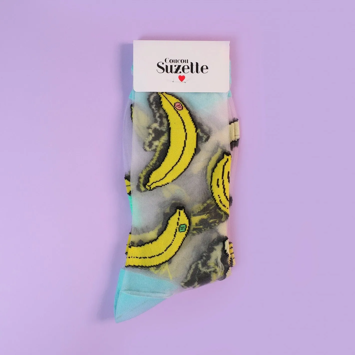 BANANA SHEER SOCKS