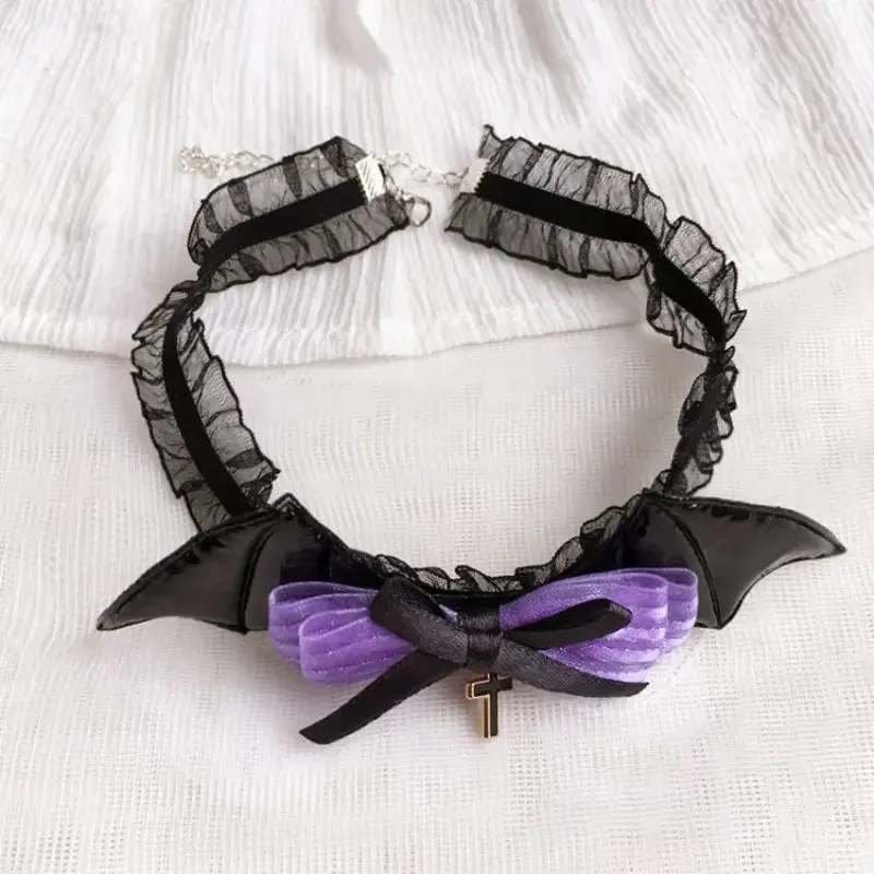 Batty Kitty Purple and Black Accessories ON1516