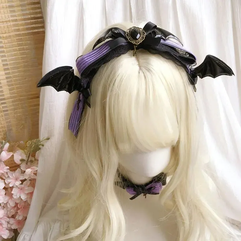 Batty Kitty Purple and Black Accessories ON1516