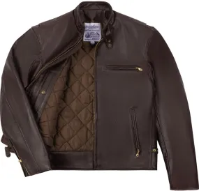 BECK™ 732 Northeaster Flying Togs Genuine Horsehide Motorcycle Jacket (Chestnut Brown)