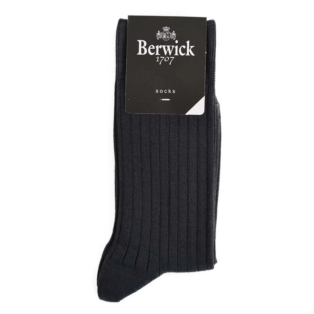 Berwick 1707 Cotton Blend Ribbed Socks