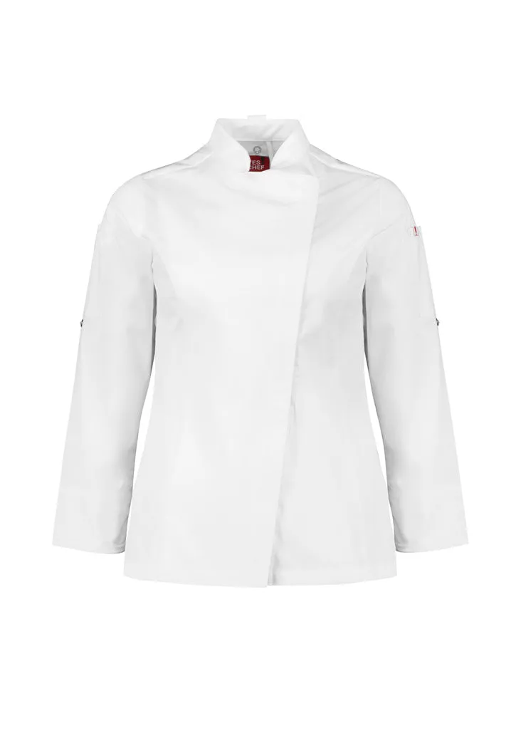 Biz Collection Womens Alfresco Long Sleeve Chef Jacket (CH330LL)