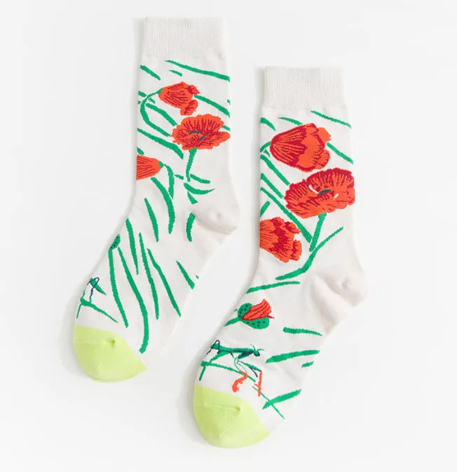 Crew Socks | Funky Socks - Grasshopper