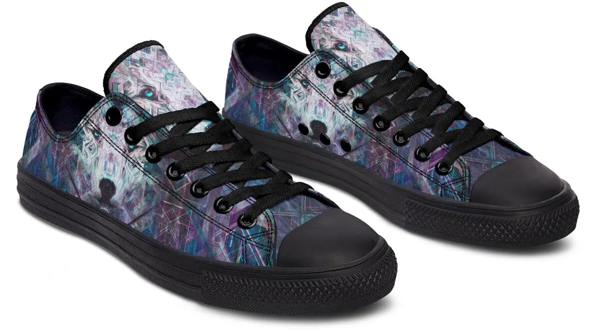 Crystal Wolf Low Top Shoes