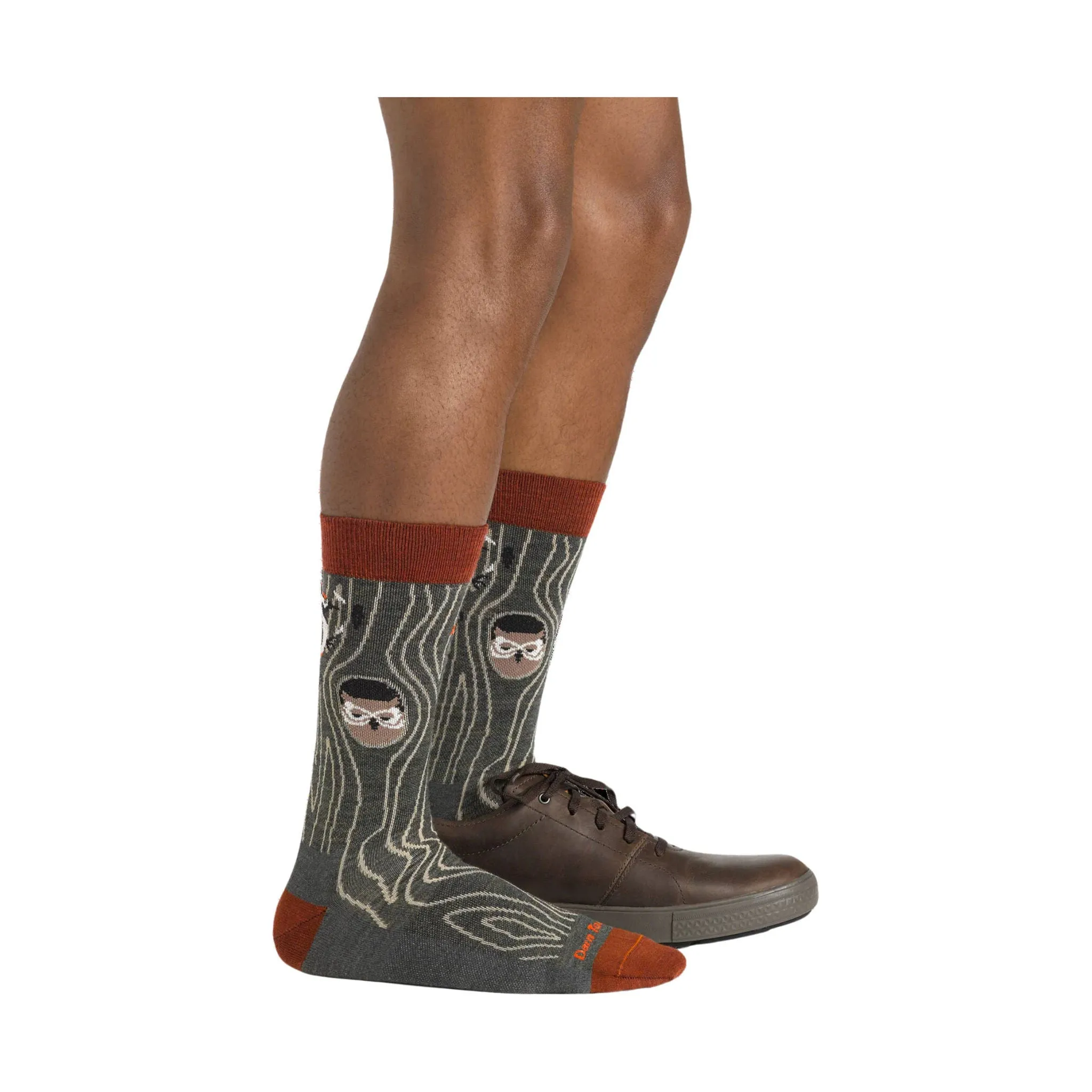 Darn Tough Vermont Men's Woody Crew Lightweight Lifestyle Sock - Forest