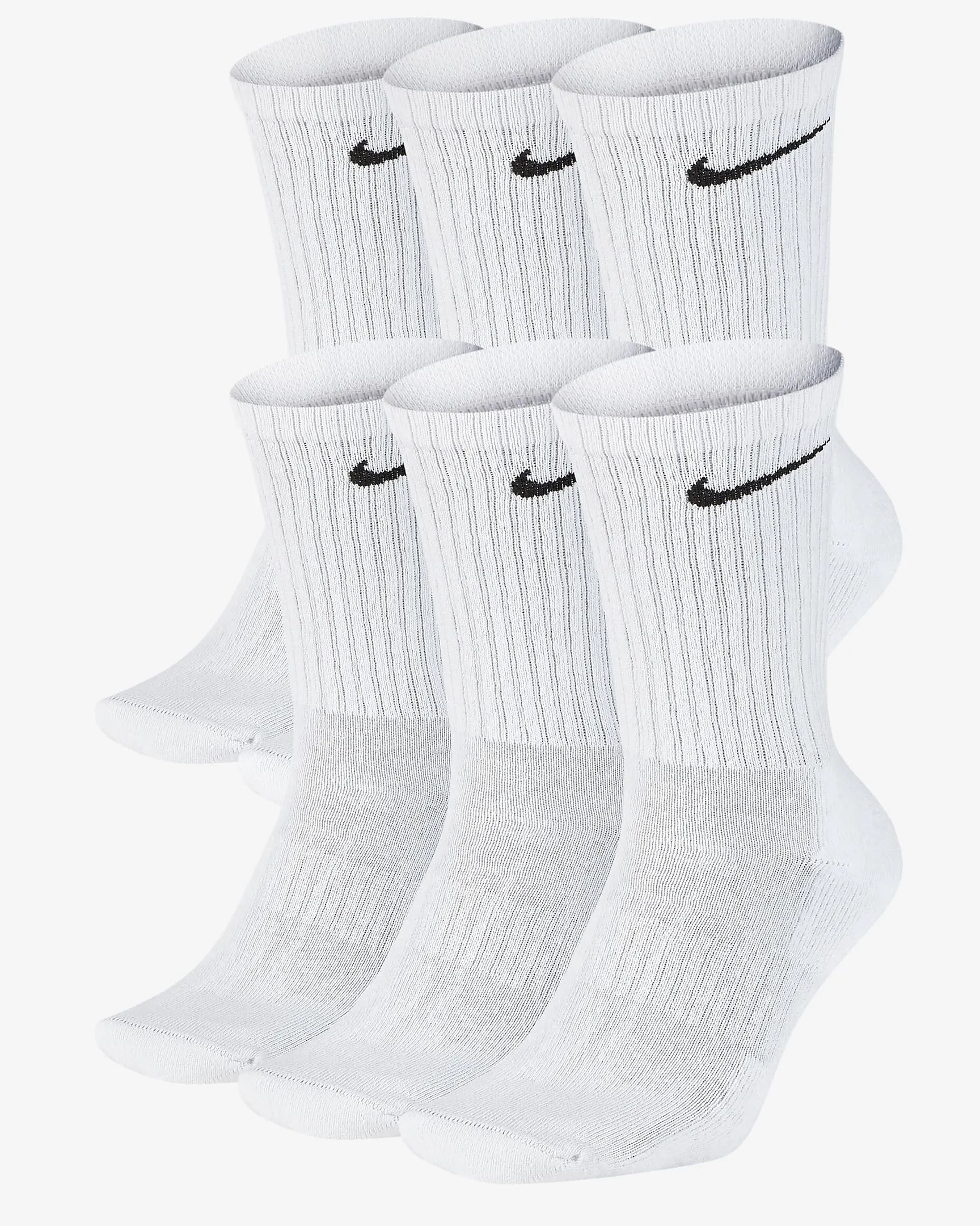 Everyday Cushioned Crew Socks (6 Pair)