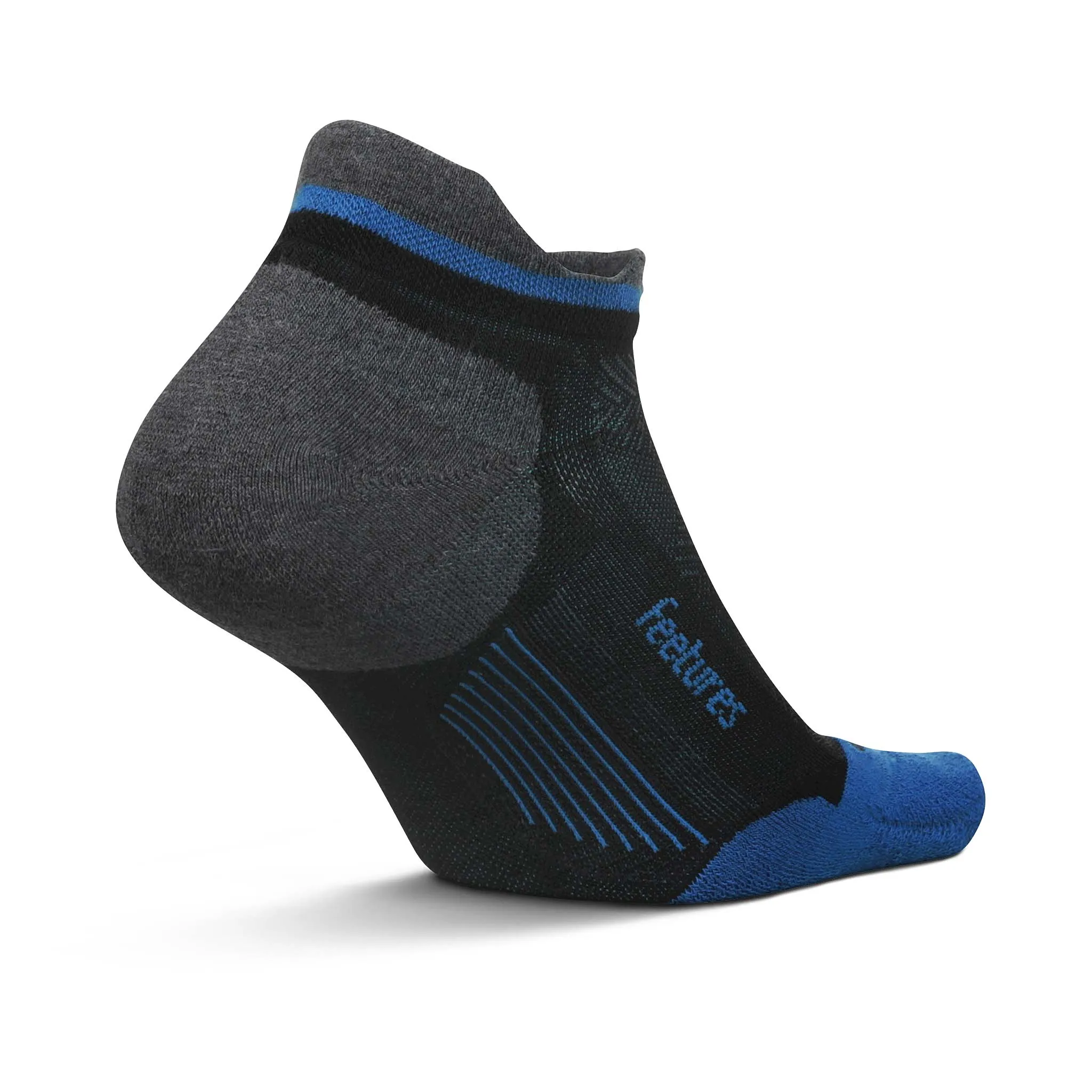 Feetures | Unisex Elite Max Cushion No Show Tab - Tech Blue