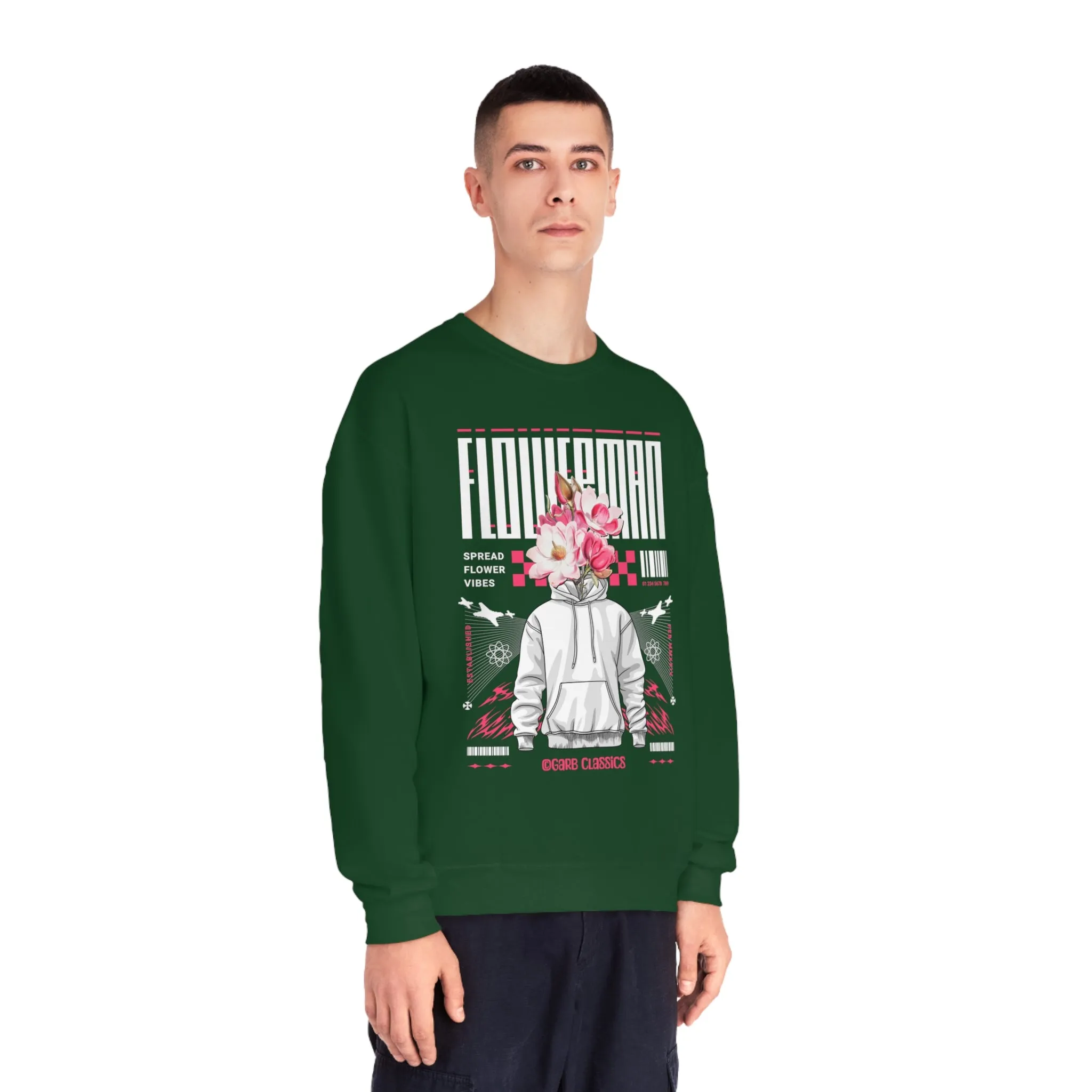 Flowerman Graphic Crewneck