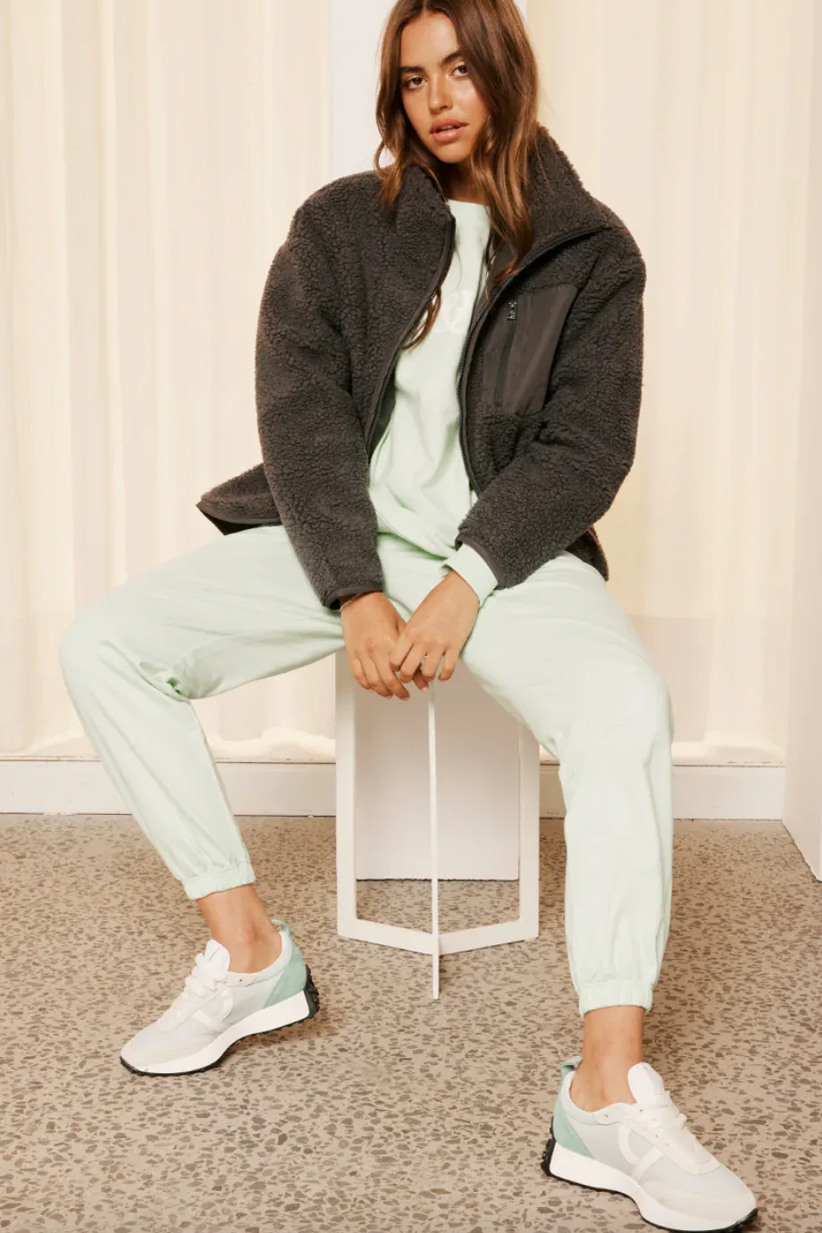 Hattie Track Pant, Mint