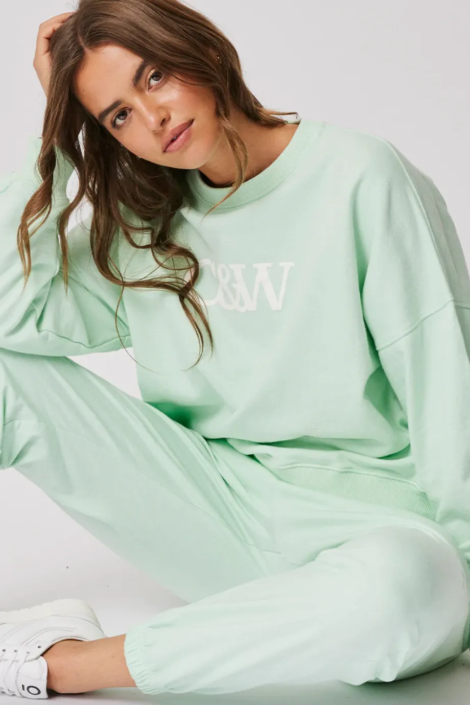 Hattie Track Pant, Mint