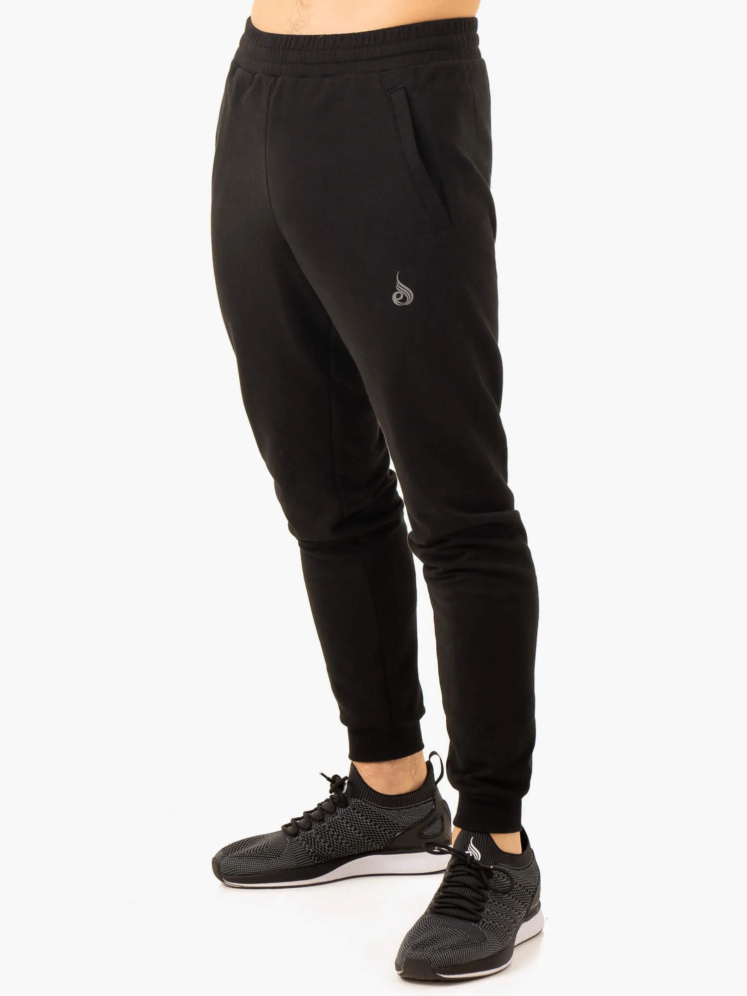 Heritage Fleece Track Pants - Black