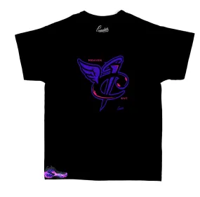 Kid's Foam Purple Camo Shirt - Heaven Cent - Black