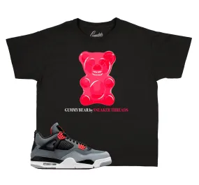 Kids Infrared 4 Shirt - Gummy Bear - Black