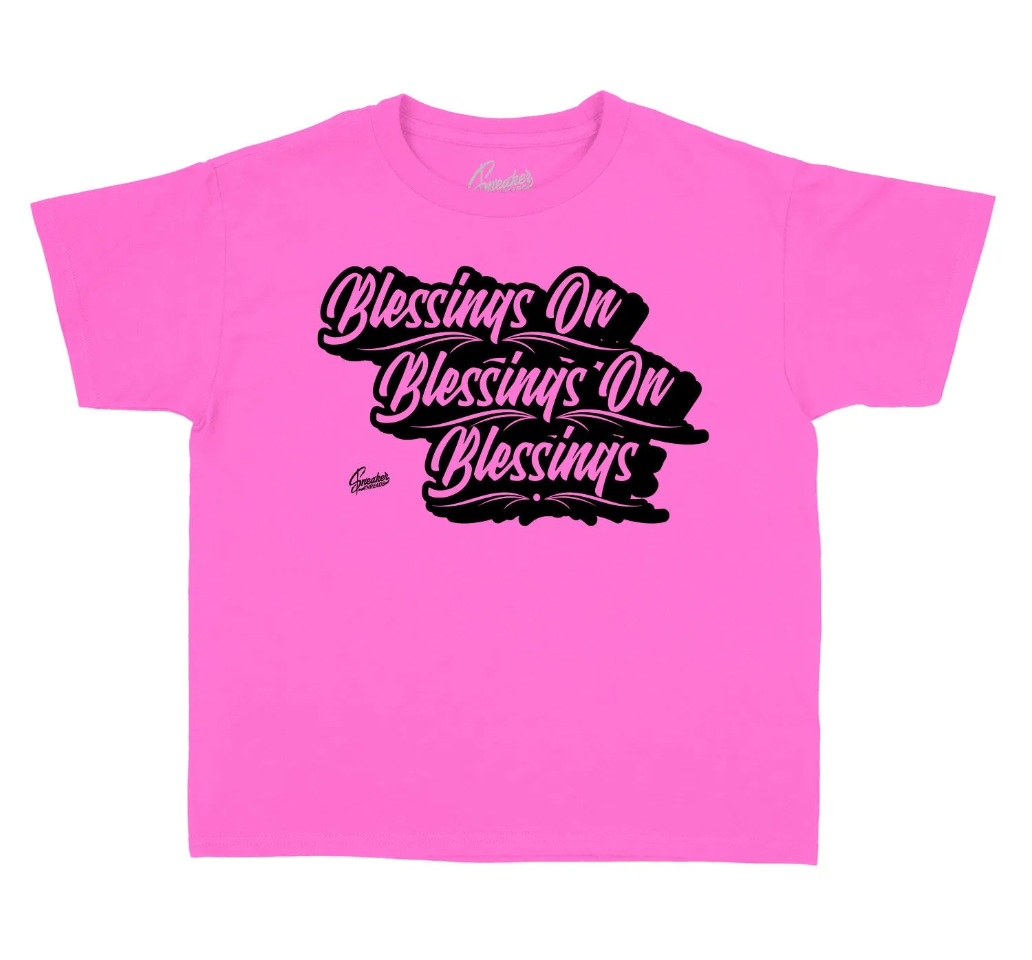 Kids Pinksicle 8 Shirt - Blessings - Neon Pink