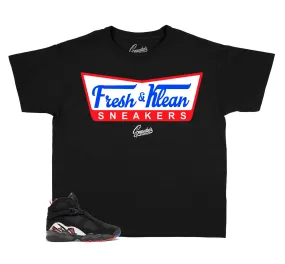 Kids Playoffs 8 Shirt - Fresh & Krispy - Black