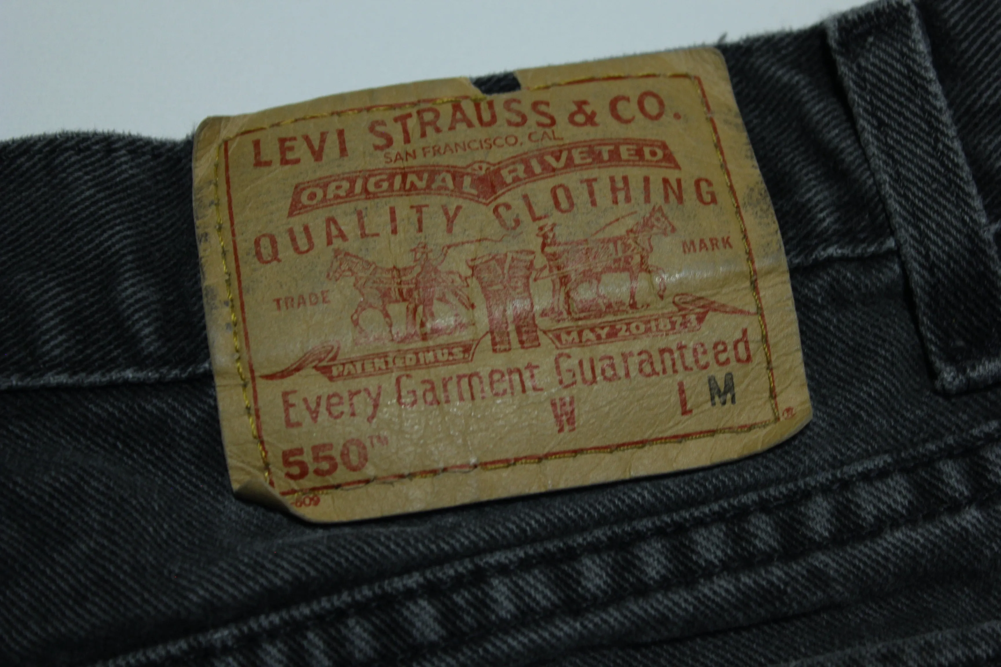 Levis 505 Made in USA Vintage 90's Denim Grunge Punk Blue Jeans