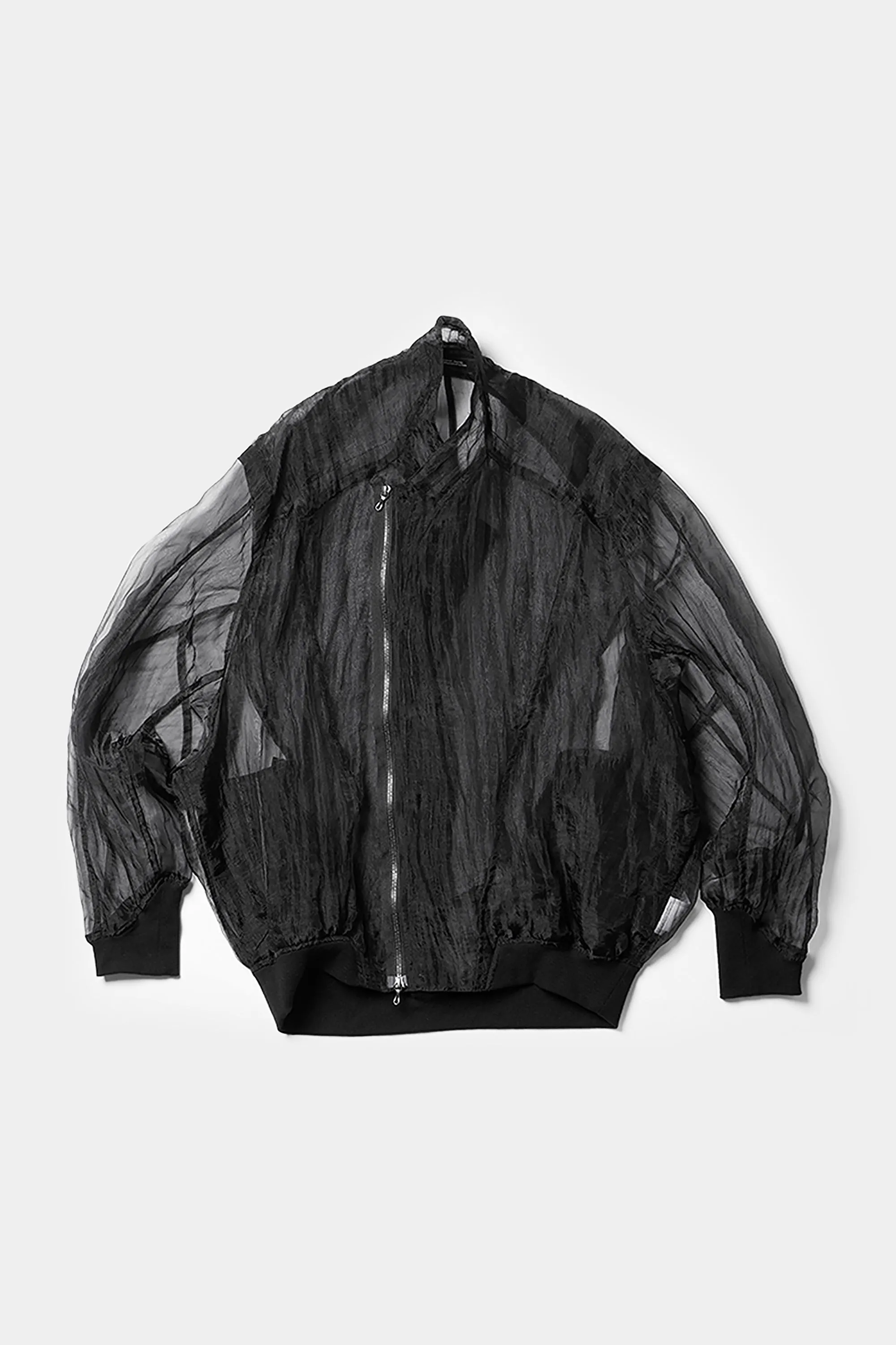 Lightweight Crepe Bomber Jacket