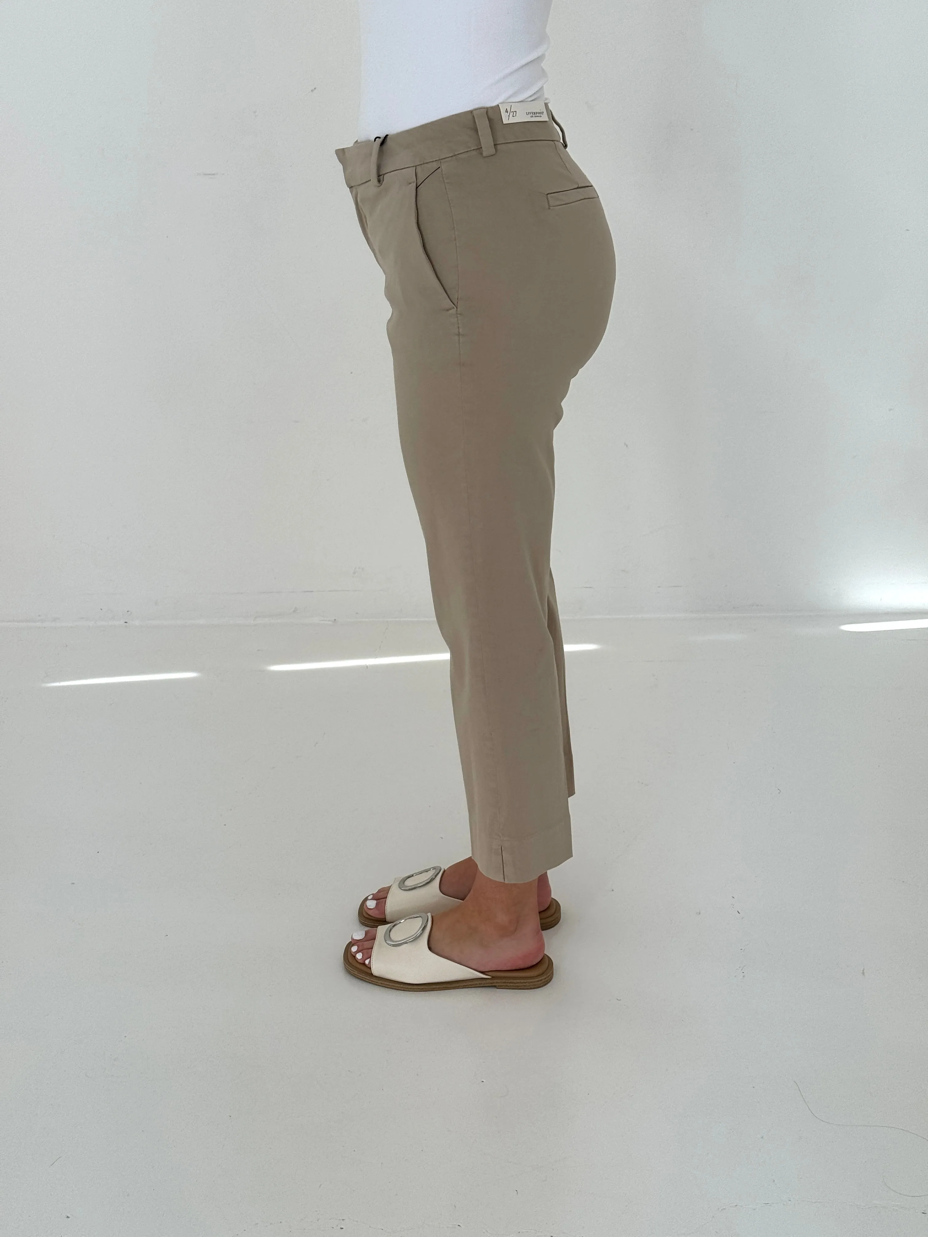 Liverpool Kelsey Trouser in Biscuit Tan