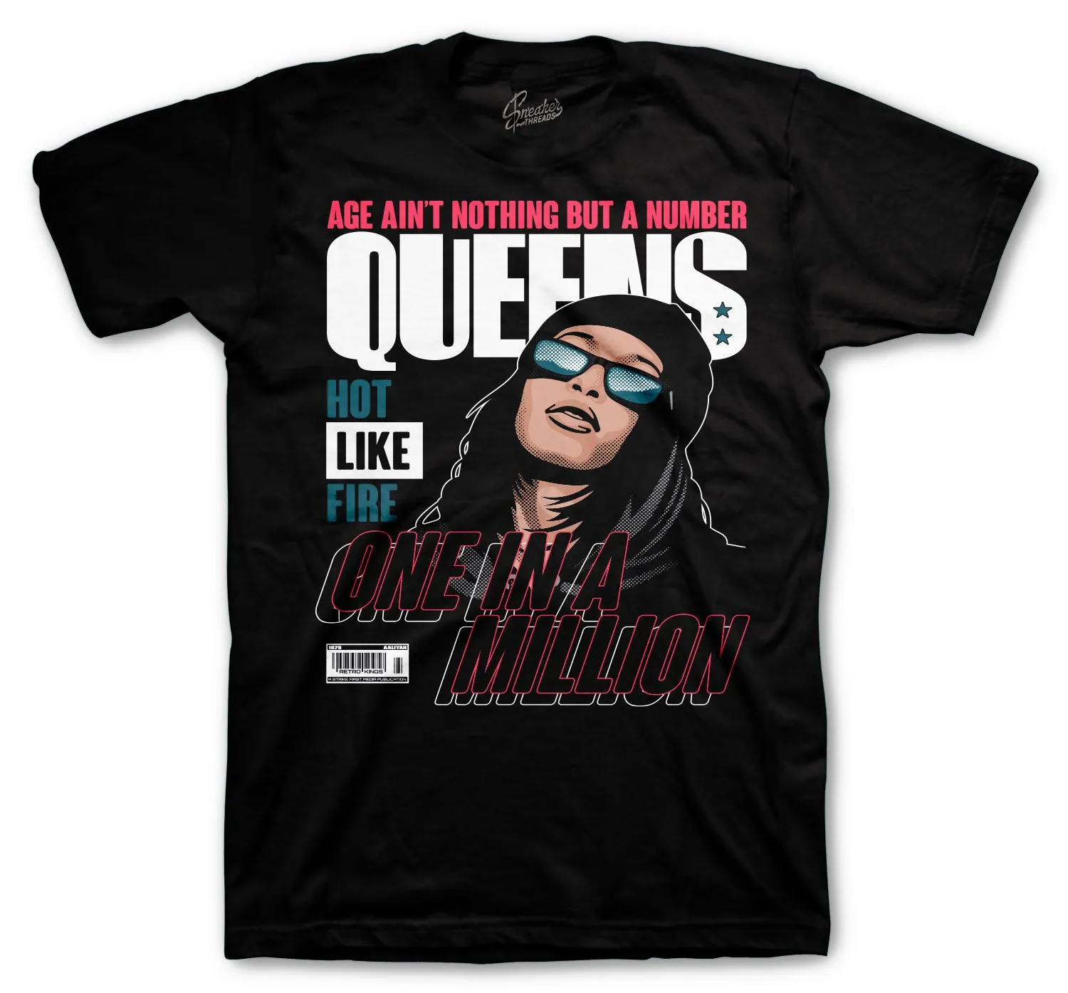 Miami Nights 8 Shirt - Queens - Black