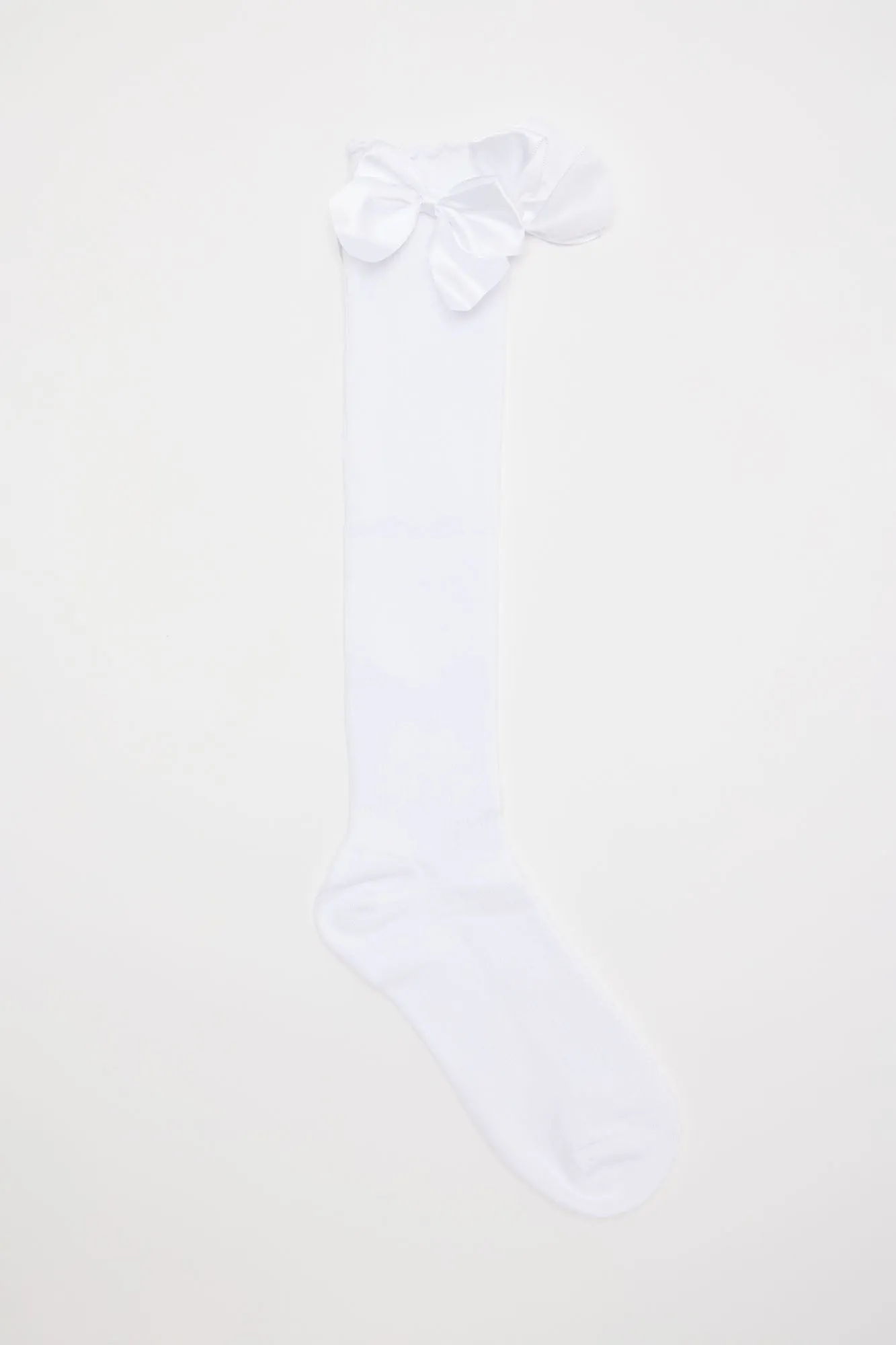 Missy Bow Socks - White