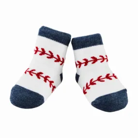 Mud Pie Baby Sports Socks - Baseball