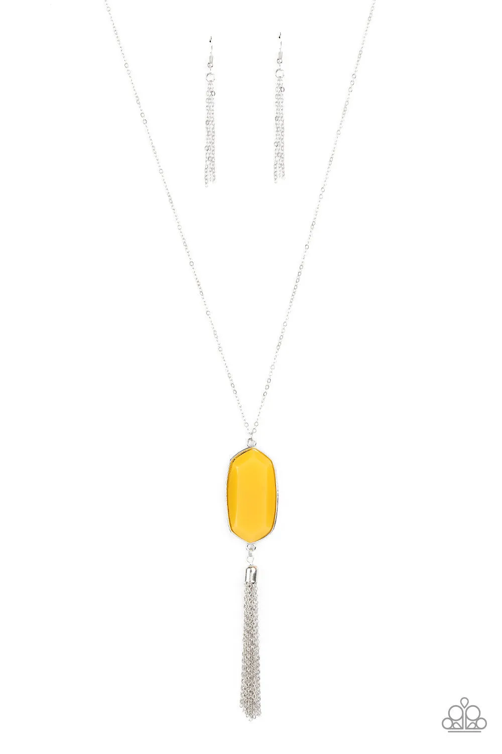 Paparazzi Accessories - Got A Good Thing GLOWING - Yellow Necklace