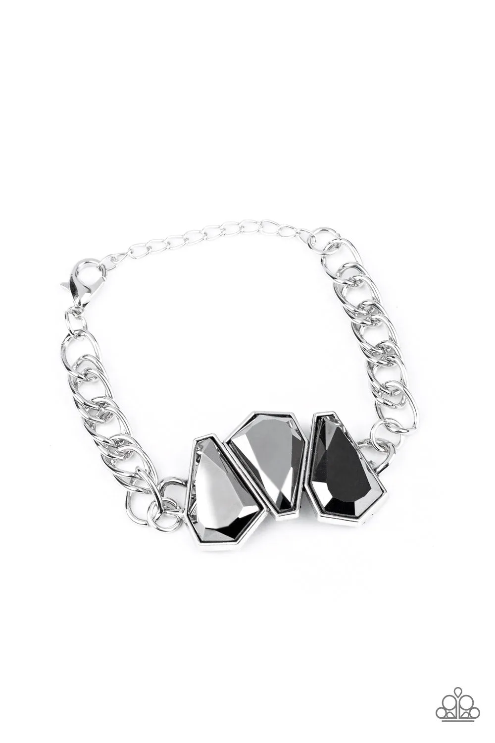 Paparazzi Accessories - Raw Radiance - Silver Bracelet