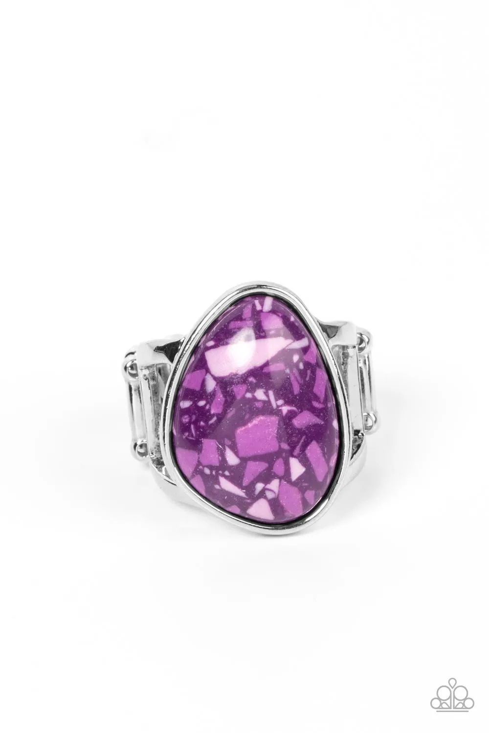 Paparazzi Earth Hearth - Purple Terrazo Ring