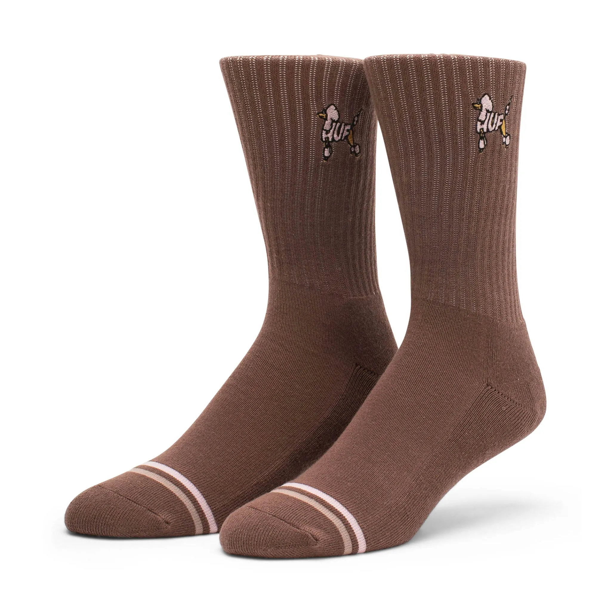 Poodle Crew Sock (Bark)