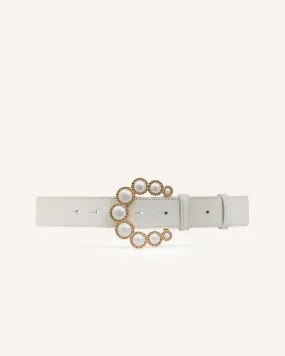 Pre-Order - Pearl White Belt