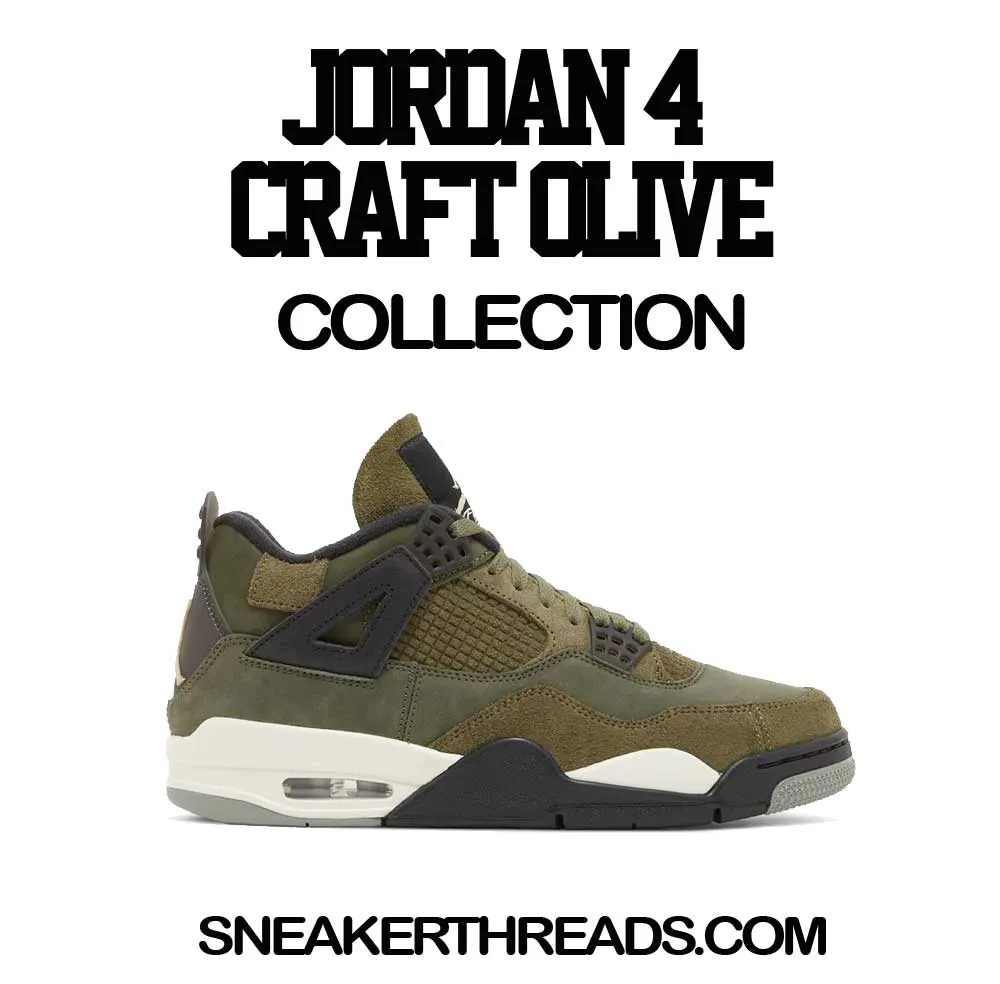 Retro 4 Craft Olive Shirt - Born Ill - Black