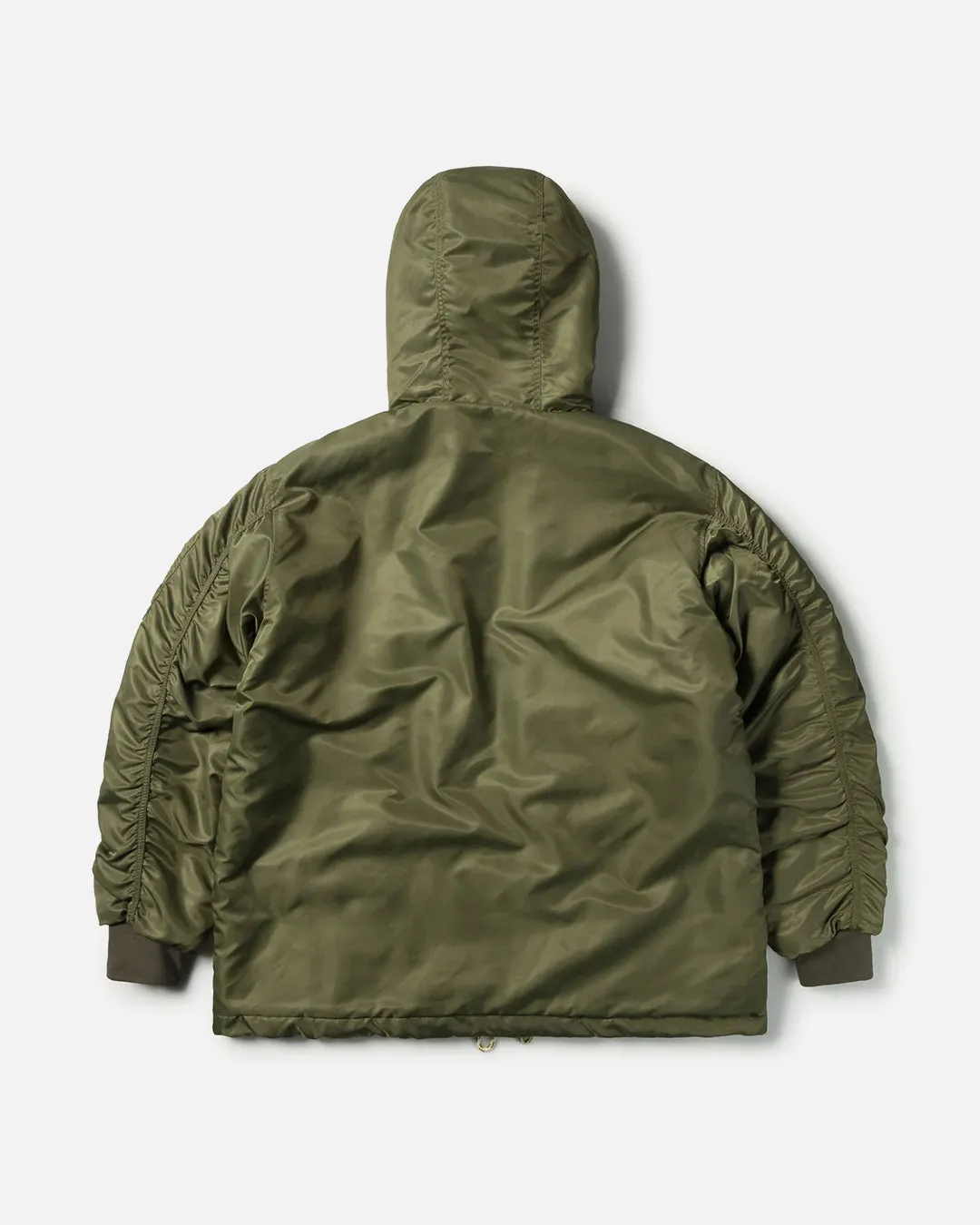 Reversible Nylon Flight Parka - Army Green