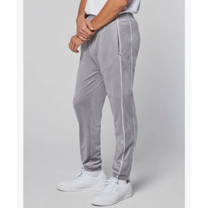 Sergio Tacchini Sovana Velour Tracksuit in Sleek Sleet Colorway – Stylish and Comfortable Athleisure Set