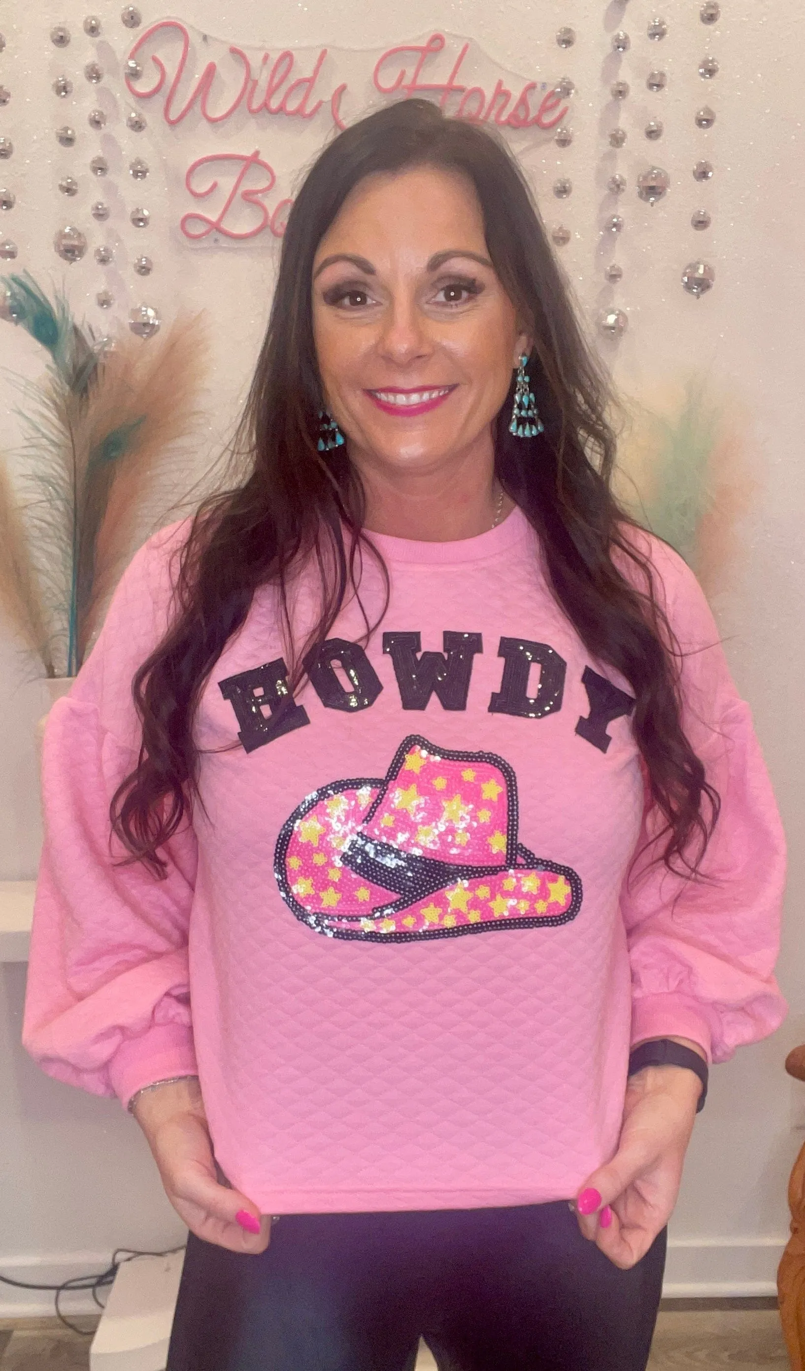 The Pink Howdy Sweatshirt