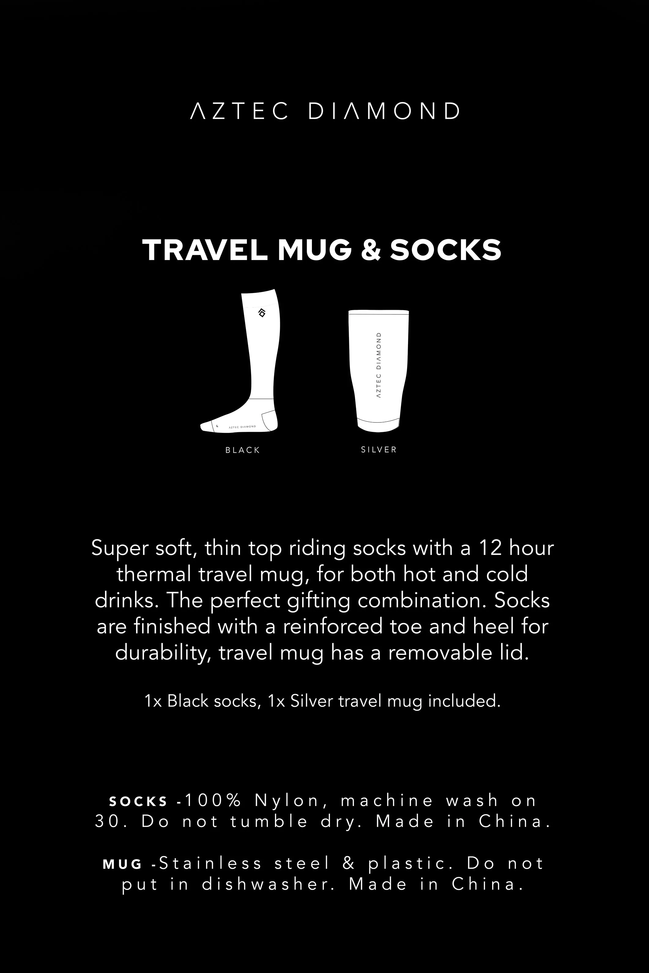 Travel Mug & Socks Gift Box