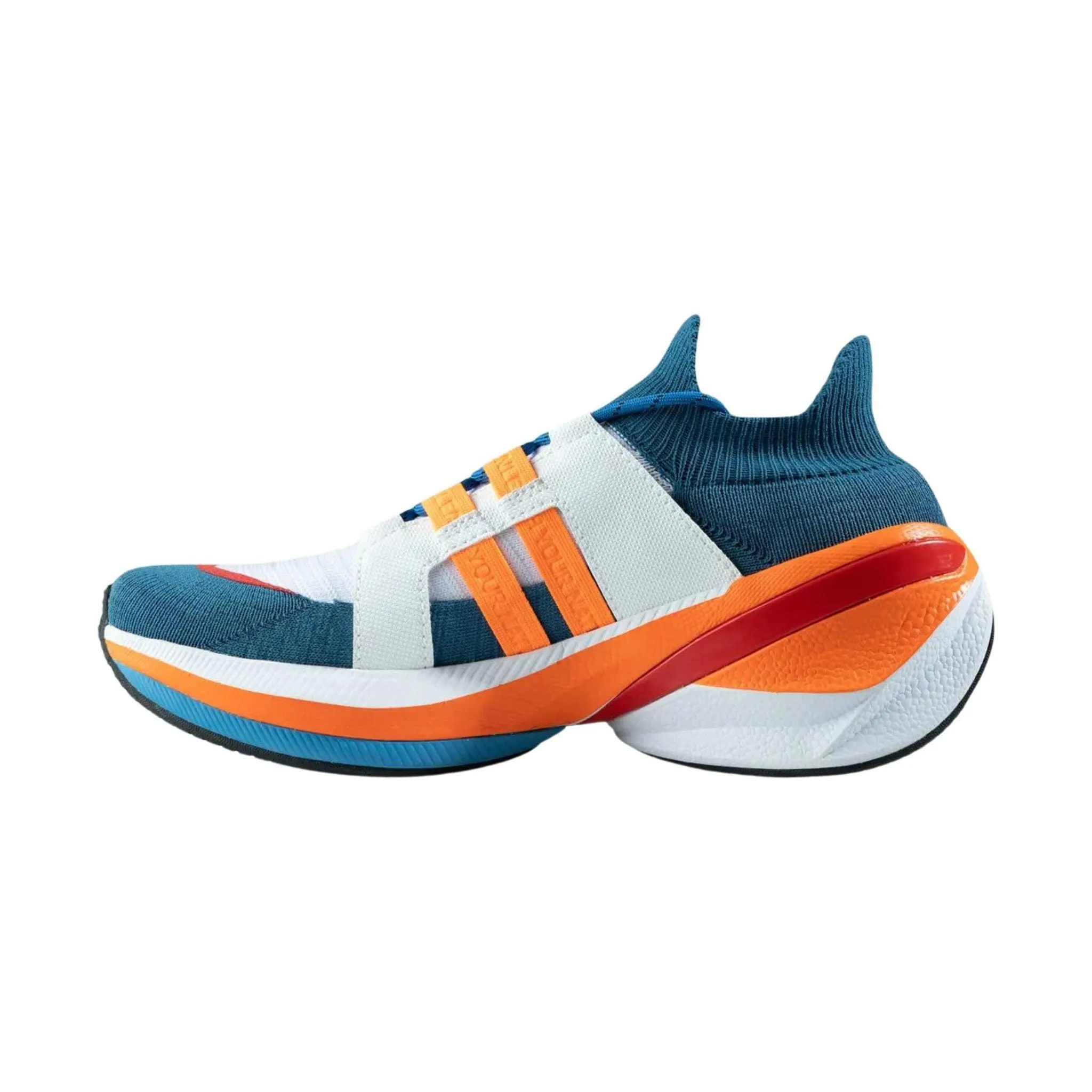 UYN Women's Synapsis Running Shoes - Blue/White/Orange