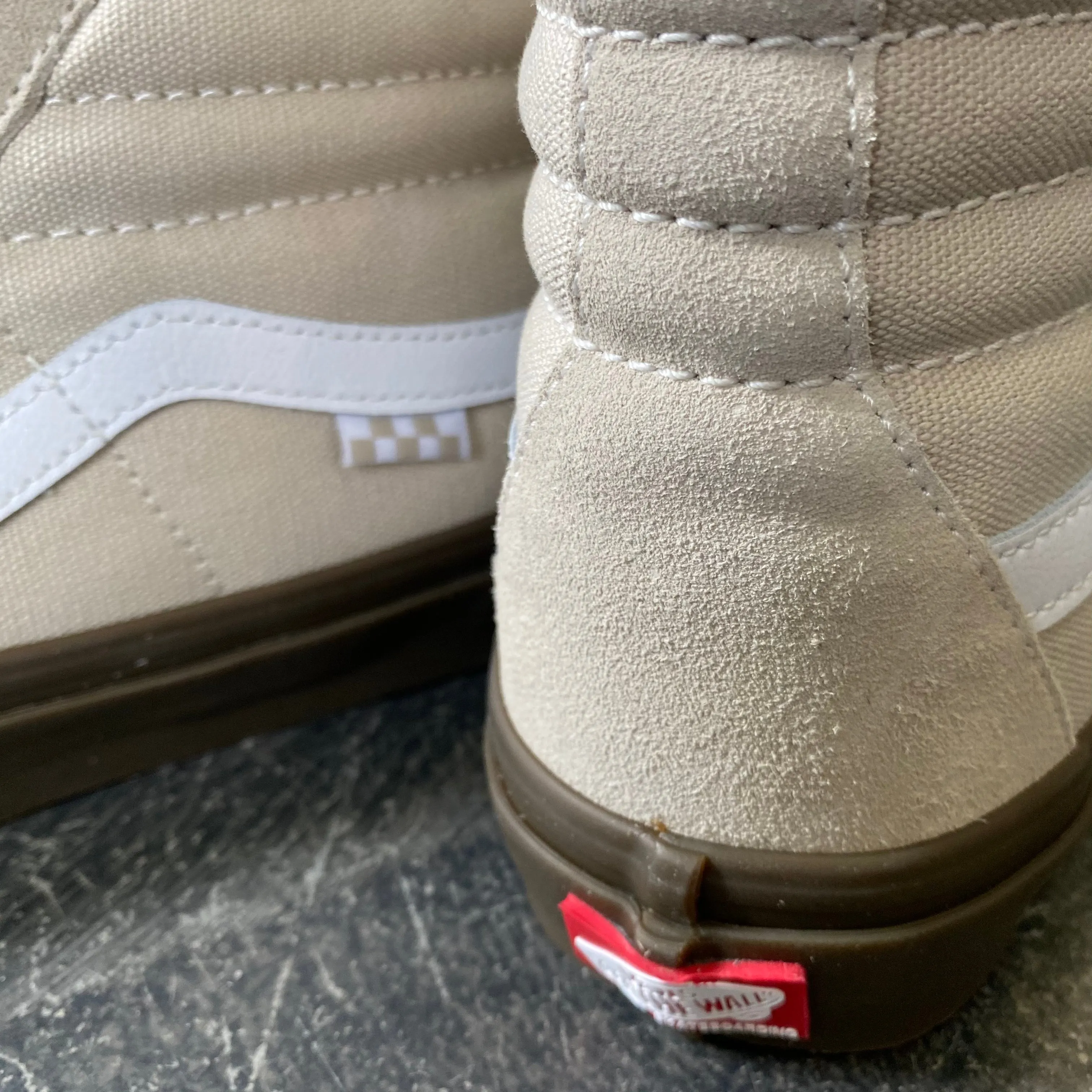 Vans Skate Sk8-Hi Oatmeal/Dark Gum SALE