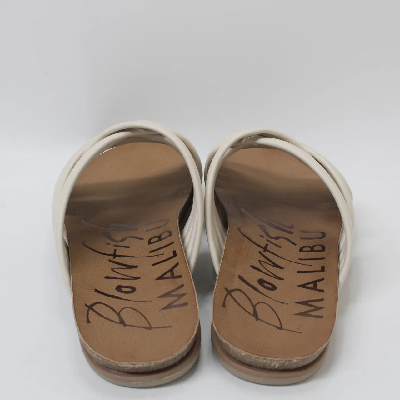 Womens Blowfish Malibu Myll Slides Light Beige Uk Size 3