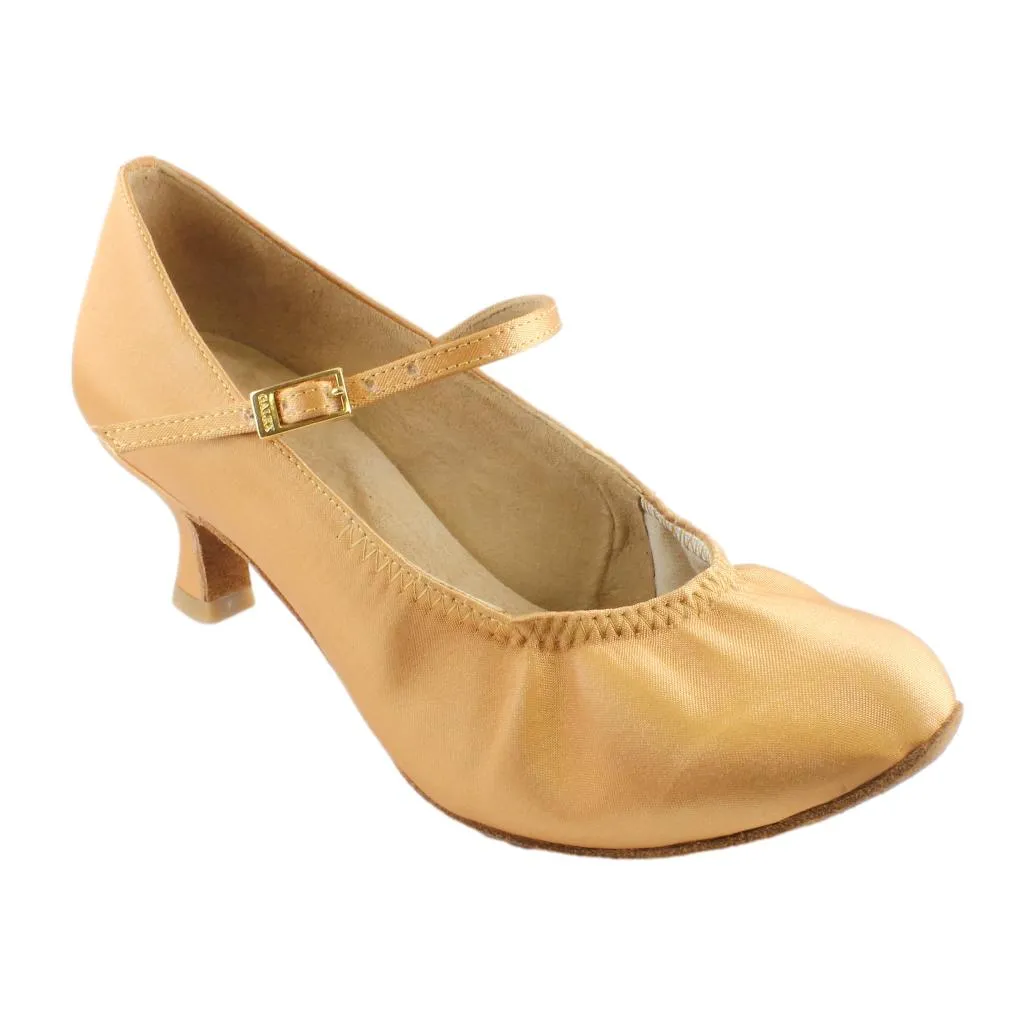 Women's Standard Dance Shoes, 6621 Natali-N, Tan, Heel 5cm Flare W